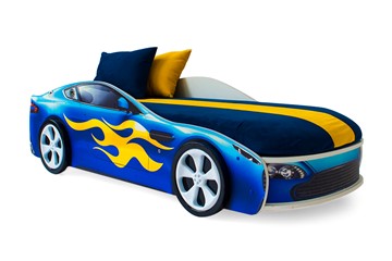 Кровать-машина Бондимобиль синий в Йошкар-Оле