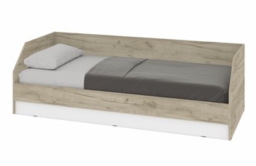 Подростковая кровать О81, Серый дуб - Белый в Йошкар-Оле
