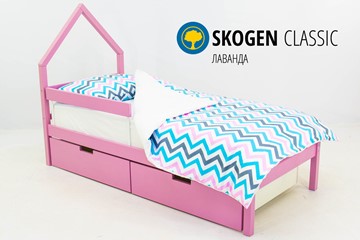 Детская кровать-домик мини Skogen лаванда в Йошкар-Оле