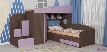 Детская кровать-шкаф Кадет-2, корпус Бодего, фасад Ирис в Йошкар-Оле