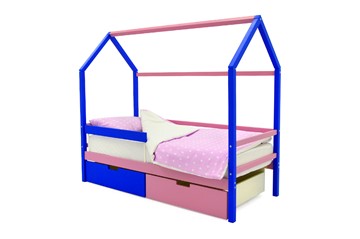 Детская кровать-домик Svogen синий-лаванда в Йошкар-Оле