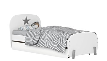 1-спальная детская кровать POLINI Kids Mirum 1915 Белый / Белый в Йошкар-Оле