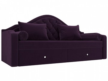 Диван-кровать Сойер, Фиолетовый (Велюр) в Йошкар-Оле