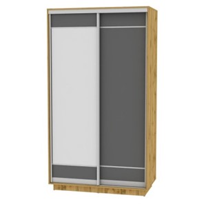 Шкаф 2-дверный Весенний HK1, 2155х1200х600 (D1D2), ДВ-Графит в Йошкар-Оле