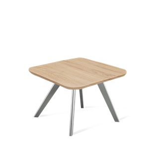 Квадратный столик SHT-S39 / SHT-TT 60/60 ЛДСП (дуб сонома/серый) в Йошкар-Оле