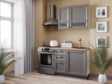 Модульная кухня Амели-3 1600, Белый/Оникс серый в Йошкар-Оле