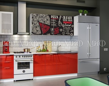 Гарнитур кухонный фотопечать Пицца 2,0 в Йошкар-Оле