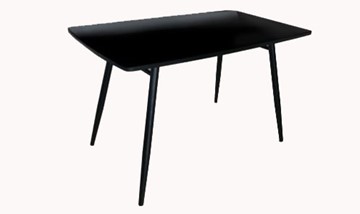 Стеклянный обеденный стол Брик, черный в Йошкар-Оле