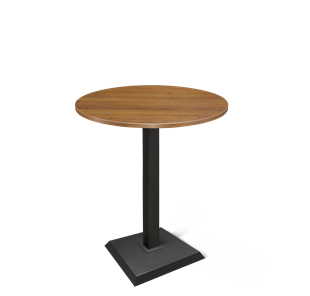 Барный стол SHT-TU5-BS2/H110 / SHT-TT 80 ЛДСП (орех/черный) в Йошкар-Оле