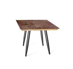 Керамический кухонный стол SHT-TU14 (4 шт.)/ТT8 60/60 (черный муар/прозрачный лак/коричневая сепия) в Йошкар-Оле