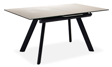 Кухонный раздвижной стол Кубика Бордо 2CQ 160х90 (Oxide Avorio/Графит) в Йошкар-Оле