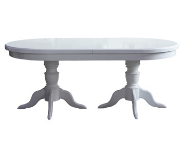Овальный кухонный стол 3,0(3,5)х1,1 на двух тумбах, (стандартная покраска) в Йошкар-Оле