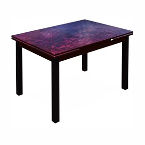 Обеденный раздвижной стол Шанхай исп.1 металл. крашенные №21 (Exclusive h155/черный) в Йошкар-Оле