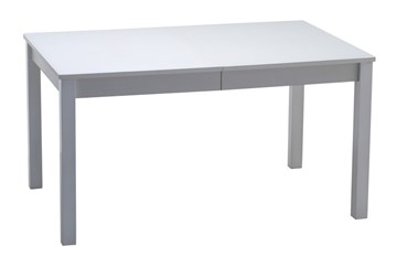 Стеклянный стол Нагано-2 стекло белое opti (хром-лак) в Йошкар-Оле