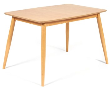 Кухонный стол раздвижной Pavillion (Павильон) бук/мдф 80x120+40x75, Натуральный арт.13982 в Йошкар-Оле