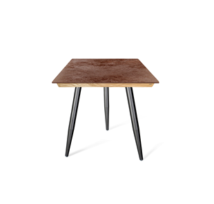 Керамический кухонный стол SHT-TU14 (3 шт.)/ТT8 60/60 (черный муар/прозрачный лак/коричневая сепия) в Йошкар-Оле