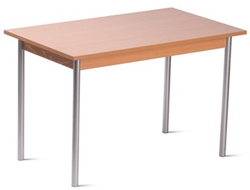 Стол для столовой, ЛДСП Бук/Металлик в Йошкар-Оле