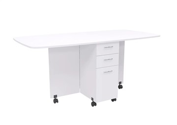 Раскладной стол 1-6702, Белый в Йошкар-Оле