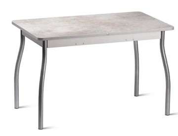 Раздвижной стол Орион.4 1200, Пластик Белый шунгит/Металлик в Йошкар-Оле