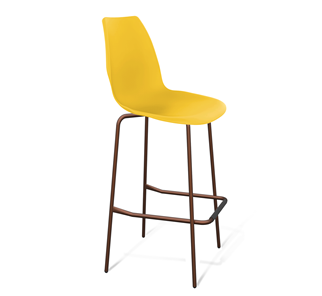 Барный стул SHT-ST29/S29 (желтый ral 1021/медный металлик) в Йошкар-Оле