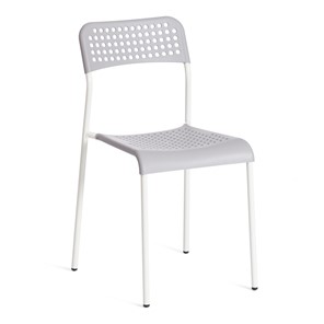 Обеденный стул ADDE (mod.C-049) металл/пластик, 39х49х78, Grey (серый) /White (белый) арт.19256 в Йошкар-Оле