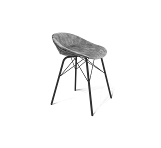 Обеденный стул SHT-ST19-SF1 / SHT-S64 (дымный/черный муар) в Йошкар-Оле