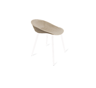 Обеденный стул SHT-ST19-SF1 / SHT-S95-1 (ванильный крем/белый муар) в Йошкар-Оле