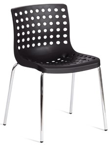 Кухонный стул SKALBERG (mod. C-084-A) 46х56х79 Black (черный) / Chrome (хром) арт.19258 в Йошкар-Оле