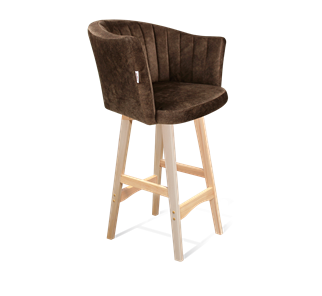 Полубарный стул SHT-ST42-1 / SHT-S65-1 (кофейный трюфель/прозрачный лак) в Йошкар-Оле
