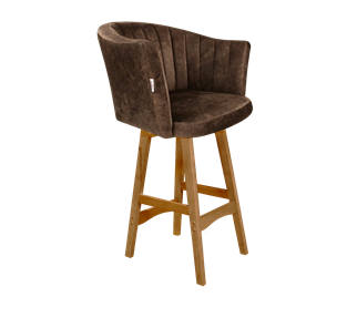Полубарный стул SHT-ST42-1 / SHT-S65-1 (кофейный трюфель/светлый орех) в Йошкар-Оле