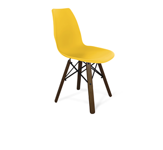 Обеденный стул Sheffilton SHT-ST29/S70 (желтый ral 1021/темный орех/черный) в Йошкар-Оле
