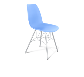 Кухонный стул SHT-ST29/S100 (голубой pan 278/хром лак) в Йошкар-Оле