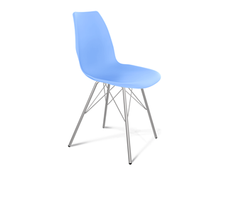 Кухонный стул SHT-ST29/S37 (голубой pan 278/хром лак) в Йошкар-Оле