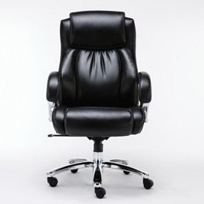 Кресло Brabix Premium Status HD-003 (рециклированная кожа, хром, черное) 531821 в Йошкар-Оле