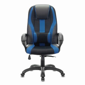 Компьютерное кресло Brabix Premium Rapid GM-102 (экокожа/ткань, черное/синее) 532106 в Йошкар-Оле
