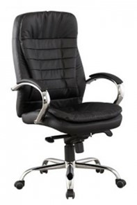Компьютерное кресло ДамОфис J 9031-1 экокожа /хром, черный в Йошкар-Оле