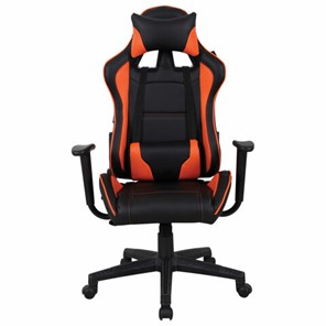 Офисное кресло Brabix GT Racer GM-100 (две подушки, экокожа, черное/оранжевое) 531925 в Йошкар-Оле
