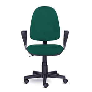Офисное кресло Brabix Prestige Ergo MG-311 (регулируемая эргономичная спинка, ткань,черно-зеленое) 532421 в Йошкар-Оле