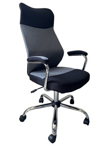 Офисное кресло C168 черный/серый в Йошкар-Оле