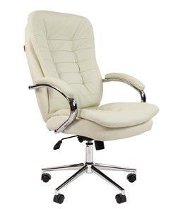 Офисное кресло CHAIRMAN 795 экокожа, цвет белый в Йошкар-Оле