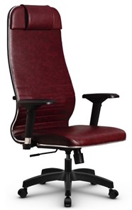 Кресло офисное Metta L 1m 38K2/4D топган, нижняя часть 17831 бордовый в Йошкар-Оле