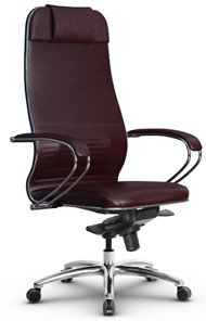 Кресло офисное Metta L 1m 38K2/K мультиблок, нижняя часть 17838 бордовый в Йошкар-Оле