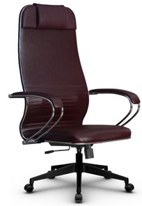 Кресло офисное Metta L 1m 38K2/K топган, нижняя часть 17832 бордовый в Йошкар-Оле