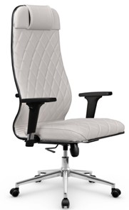 Кресло офисное Мetta L 1m 40M/2D Infinity Easy Clean (MPES) топган OMS, нижняя часть 17853 белый в Йошкар-Оле