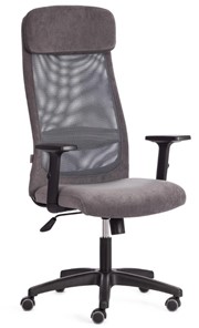 Офисное кресло PROFIT PLT флок/ткань, серый, 29/W-12, арт.20537 в Йошкар-Оле