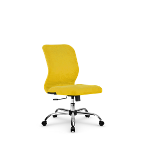 Кресло компьютерное SU-Mr-4/подл.000/осн.003 желтый в Йошкар-Оле