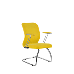 Кресло компьютерное SU-Mr-4/подл.078/осн.007 желтый в Йошкар-Оле