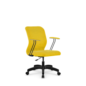 Компьютерное кресло SU-Mr-4/подл.079/осн.005 желтый в Йошкар-Оле