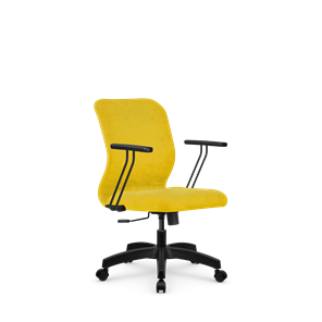 Кресло офисное SU-Mr-4/подл.109/осн.001 желтый в Йошкар-Оле