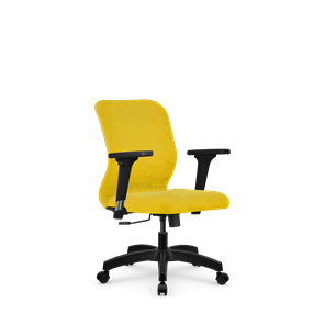Офисное кресло SU-Mr-4/подл.200/осн.001 желтый в Йошкар-Оле